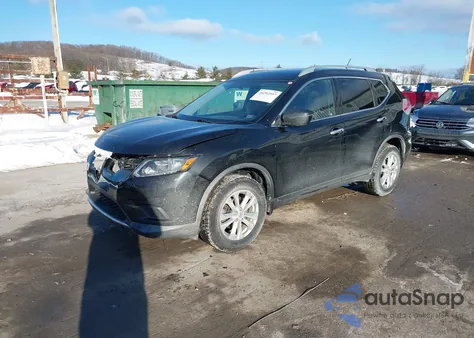 2016 Nissan Rogue Sv из США, поврежденный, VIN KNMAT2MV8GP684309